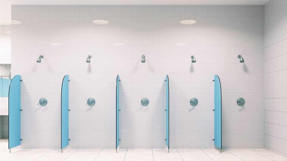 Focus On Testing showerhead cleaning gym